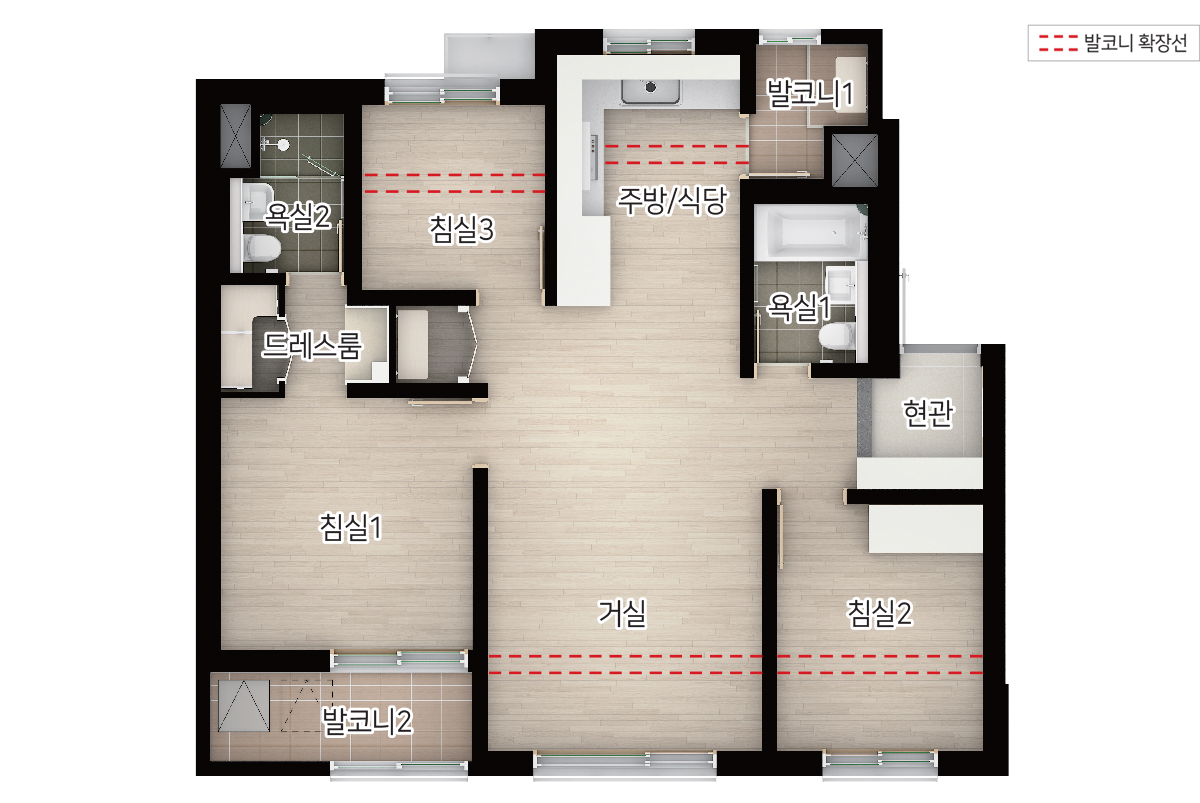 59C 타입 평면도