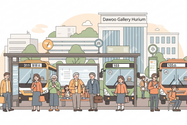 **뚜벅이도 걱정 끝! 대전 가양동 다우 갤러리 휴리움의 빛나는 대중교통 라이프**