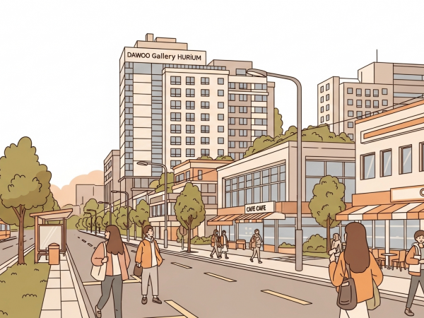 제목: 대전 가양동 투자, 공실 걱정 덜어주는 다우 갤러리 휴리움의 안정적인 매력