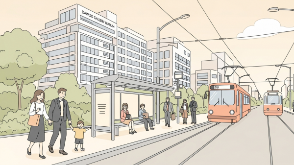 직장인의 아침을 바꾸는 곳, 대전 가양동 다우 갤러리 휴리움의 교통 프리미엄 분석#1